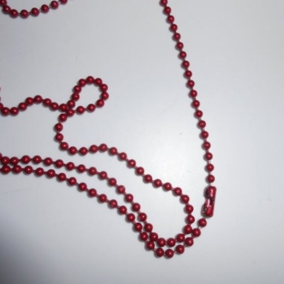 Vintage Cross on Rosary Bead Look Chain Halloween Costume - Picture 6 of 6